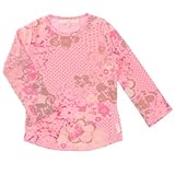デンマークの子供服ブランド claire.dkスカンジナビアンフラワープリント 長袖Tシャツ ピンク 98ｃｍ