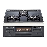 NORITZ N3WN6RWTS-13A ブラック fami ベーシックタイプ [ビルトインガスコンロ(都市ガス用/左右強火力/60cm)]