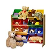 [おかたづけ上手] おもちゃ箱４段　ヴィヴィッド 「大好きおもちゃを楽しくおかたづけ」