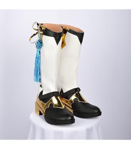 Amazon.co.jp: [HAISNOW]行秋 cosplay シューズ 靴 コスプレ用 : ホビー