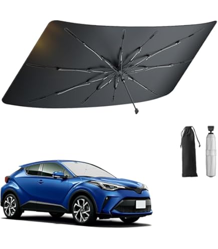 【ゆう】サンシェード　TOYOTA C-HR用 1台分 収納袋付き 楽天市場】エントリー P10倍 マラソン 【トヨタ純正】 C-HRロゴ