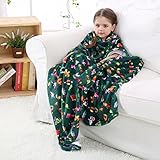 Throw Blanket for Kids Teens, Super Soft All Seasons Plush Bedding Throw for Baby Toddlers Living Ro