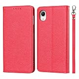 Galaxy A23 5G SC-56C SCG18 ケース サムスン galaxy a23 5g 手帳型 ギャラクシー a23 5g カバー galaxy a23 5g 手帳ケース galaxy a23 5g 手帳型ケース case zouzt PUレザー製 ストラップ付き 横置き スタンド カード収納 マグネット 耐衝撃 滑り止め 指紋防止 無地 可愛い シンプル 5色 レッド