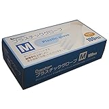 日進医療器株式会社:LEプラスチックグローブMサイズ100P 10個入 784492