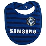 Chelsea F.C. チェルシー ベビー スタイ ブルー センター ボタン / よだれかけ 赤ちゃん マタニティ