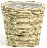 【ビニール付き】 シーグラス製 ダ鉢3号用 (φ13×10.5cm) 364-30D