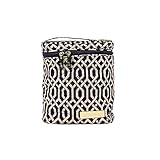 Ju-Ju-Be Legacy Nautical Collection Fuel Cell Insulated Bottle and Lunch Bag, Black, Tan by Ju-Ju-Be