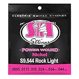 SIT STRINGS エスアイティストリングス エレキギター弦 PowerWound ROCK LIGHT S9.544 .0095-.044 【国内正規品】