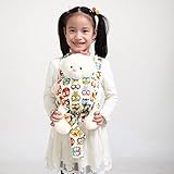 Sigzagor Baby Doll Carrier Mei Tai Sling Toy For Kids Children Toddler Front Back,Mini Carrier,Owl,D