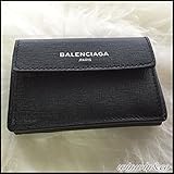 バレンシアガ Balenciaga エッセンシャル ミニウォレット 三つ折りミニ財布 black ブラック 黒