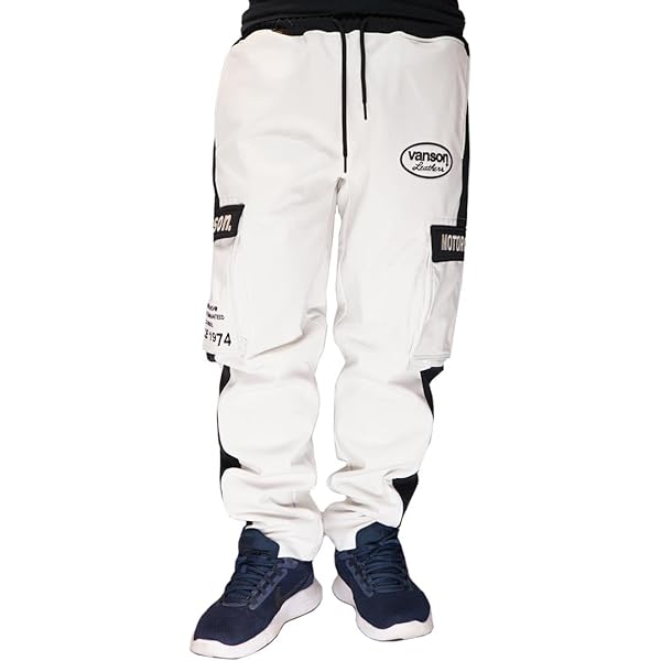 Amazon | [バンソン] ウィングスター ナイロンパンツ NVBL-2502 刺繍