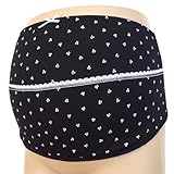 ネトゥル チェリー柄かんたん腹帯 L~LL ブラック 6040