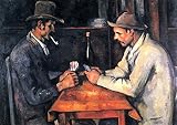 絵画風 壁紙ポスター（はがせるシール式） ポール・セザンヌ カード遊びをする人々 1892-93年 近代絵画の父 オルセー美術館 キャラクロ K-CZN-001S2 （594mm×420mm） 建築用