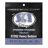 SIT STRINGS エスアイティストリングス エレキギター弦 PowerWound HEAVY BOTTOM S1052 .010-.052 【国内正規品】