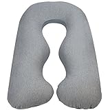 Leachco Back N Belly Chic Body Pillow Replacement Cover (Gray) by Leachco [並行輸入品]
