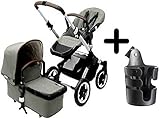 Bugaboo Buffalo Escape Complete Stroller 2015, Balsam Green + Bugaboo Cup Holder by Bugaboo [並行輸入品]
