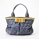 ハーベストヒルズ ミニリボン 2WAY トートバッグ グレー キルティング HHP-138-9850-gry