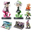 スプラトゥーン amiibo5種+ジオラマ2種セット (シオカラーズセット[アオリ/ホタル]・ガール【ライムグリーン】・ボーイ【パープル】・イカ【オレンジ】&ジオラマキット【シオカライブ】・【モズク農園】)【Amazon.co.jp限定】オリジナルステッカー3種 付