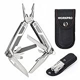 WORKPRO 16 IN 1 マルチツール　プライヤー　収納ポーチ付き　キャンプ　登山　釣り　アウトドア