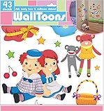 Edge Home Products Walltoons Girls Doll Wall Sticker [並行輸入品]