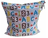 防水加工 バッグ ウォータープルーフ waterproof 水着 バック バッグ 袋 着替え プール おむつ ポーチ (アルファベット)