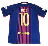 Messi # 10 2017 – 2018新しいFCバルセロナホームジャージーメンズ/大人用サイズ S