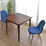 タンスのゲン 【ダイニングテーブル 75×75cm ＋ イームズチェア 2脚 セット 】 天然木 カントリー 北欧 デニム 11719208 DN