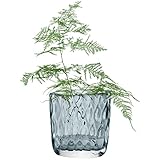 G604-15-967 TULLE VASE H15cm PALE GREY TLA2251