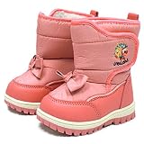 アスナロ（サンダル・ブーツ） UZULAND スノーブーツ 子供 女の子 ベビー キッズ 裏ボア 防寒15cm オレンジ