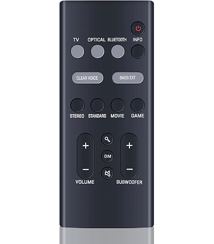 Amazon | サウンドバーリモコン for YAMAHA ヤマハサウンドバー SR