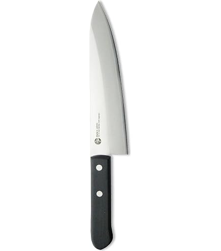 Amazon | ウルトラ鏡面ステン本焼V金10号鏡面 牛刀 245mm 黒檀八角柄