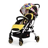 ライト幼児車の傘, ファッション ベビーカー, 高い視点 乳母車, 片手倍, あなたが座ったりうそことができます (D)