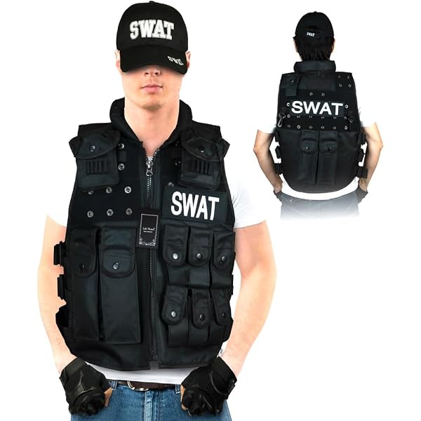 Amazon.co.jp: 活動用ベスト Mサイズ 黒 機動捜査 警戒 警備に : ホビー