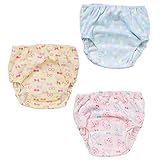 西松屋 EFD 3枚組トレーニングショーツ（しずく・リボン・ネコ）【90cm・95cm・100cm】 ベビー ベビーサイズ 女の子 100