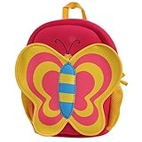Color Our Life Butterfly Kids Backpack, Preschool Ages & Toddler School Camping Travel Kids All-in-O