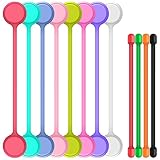 8 pcs磁気コードWinders with 4個ツイストTies , Senhai String Windersケーブルタイケーブルストラップfor管理のイヤホンケーブルHangingキーFaste