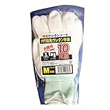 カチボシ FIT指先ウレタン 白 10双組 M T-2410