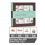 (エイデンアンドアネイ) aden+anais おくるみ スワドル aden+anis Single Swaddle Wrap 一枚単品　02モッドアバウトベイビー [並行輸入品]