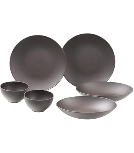 Amazon.co.jp: g24227 ヒビ模様 和食器 8点セット 陶器 レトロ