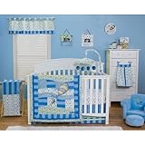 Trend Lab Dr. Seuss Oh, the Places You'll Go! 6-Piece Crib Bedding Set - Blue by Trend Lab [並行輸入品]