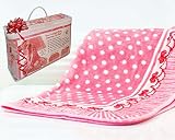 Fleece Baby Blankets for Girls - Super Soft and Cozy - Anti-Pill Finish - Lightweight Providing Warm
