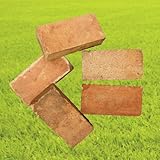 アンティークレンガ ブロック （ 耐火レンガ 6個入） 。 オールド ヴィンテージ 古レンガ ブロック（オレンジ・黄色・赤・ベージュ系）