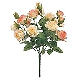 MAGIQ 東京堂 上質な造花  ブレンドローズブッシュ   ピンク FM007628-002