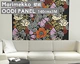 マリメッコ(marimekko) パネル 壁紙 17991 オオディ 140cm×300cm ピンク／オレンジ OODI PANEL Marimekko4(限定シリーズ)