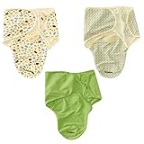 Summer Infant SwaddleMe Adjustable Infant Wrap, Small, Nature Lover by Summer Infant