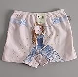 【あるこんたるこん】ベビー キッズ ジュニア タップパンツ シャイニーガール 女の子 パンツ オーバーパンツ (L (140 相当))