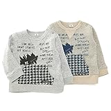 【アウトレット】 La Chiave トレーナー(80～130cm) キムラタンの子供服 グレー 80 ( 53368x53568-144 )