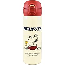 Amazon｜大西賢製販 PEANUTS ステンレスボトル レッド