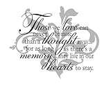 Jada Venia / Kindred Hearts - Inspirational Accent Lamp / Light Box Insert: "Those we love can never