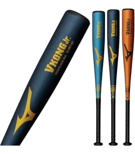 Amazon.co.jp: Mizuno V-Kong Junior Soft Baseball Bat, Metal